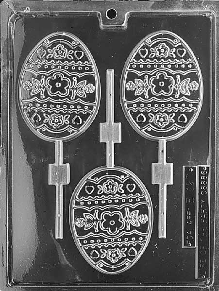 Large Easter Egg Lollipop Chocolate Mould (102mm)